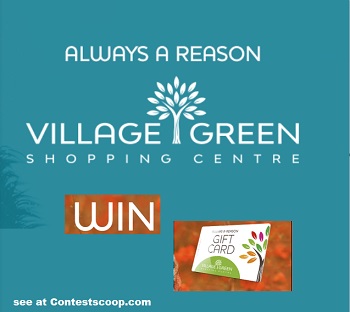 Village Green Shopping Centre (Vernon,BC) Contests enter to  Win Shopping Cards Giveaways, see at www.contestscoop.com