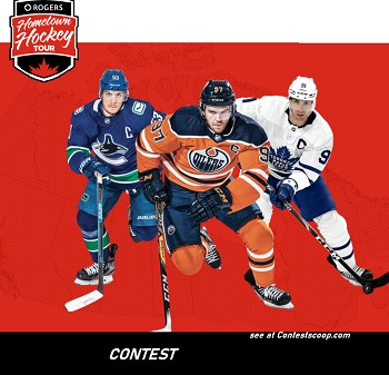 Rogers Hometown Hockey Contest at  Hometownhockey.com/contests 