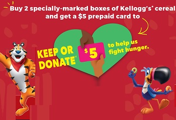  Kelloggs Canada  Kelloggs Keep Or Donate Grocery Giveaway