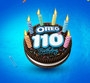  Oreo Canada Contests 2022 Birthday Confetti Cake Promotion Win $10,000 at www.oreo110.ca