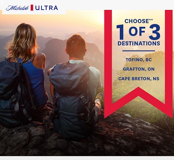 michelob  win a free wellness vacation