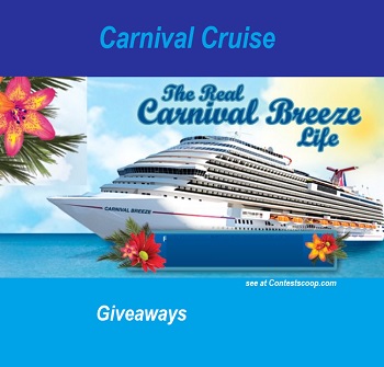 Carnival Cruise Sweepstakes for Canada and US - Cruise Vacation Giveaways