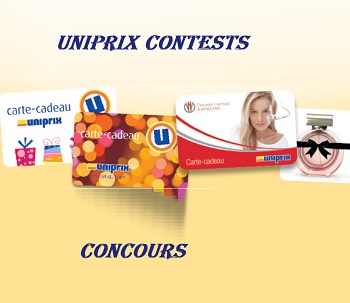 Uniprix Canada Contest Gift Card Giveaways at uniprix.com