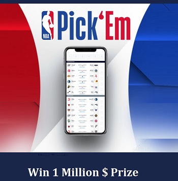 NBA com Bracket Challenge Contest: Play NBA Pick Em Game to Win 1 Million Dollars