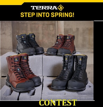 Terra Footwear Ca Contest: Win Terra shoes or boots