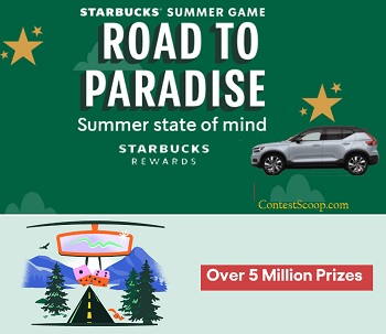 Starbucks Summer Game 2022 Road To Paradise