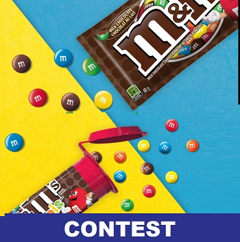 M&M’s Canada Contests Social Media Giveaway on Facebook.com/MMsCanada