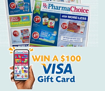Pharma Choice Canada Contest eflyer and Gift pack  Giveaway