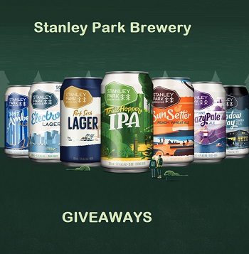 Stanley Park Brewery, BC  Social Media Giveaways @stanleyparkbrew