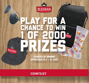 Sleeman Canada Contest Sleeman Bag Toss giveaway