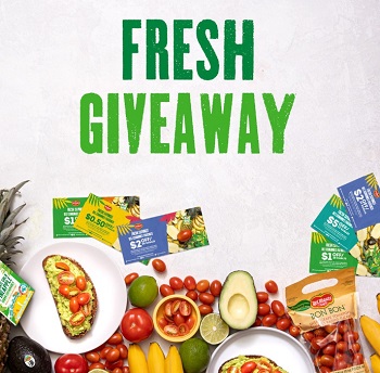 Del Monte Sweepstakes for Canada Win  Del Monte Fresh Fruit Giveaways