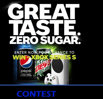 Pepsi Zero Sugar & Mountain Dew Zero Sugar Contest  Great Taste Zero Sugar Xbox Giveaway at greattastezerosugar.ca The Zero