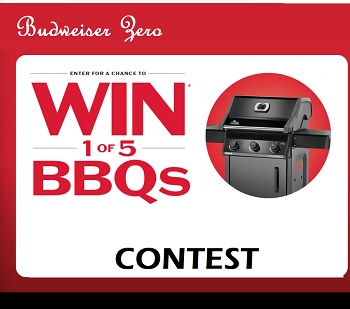 Budweiser Zero Contest for Canada  Win Napoleon BBQ Giveaway  at www.budzerobbq.ca