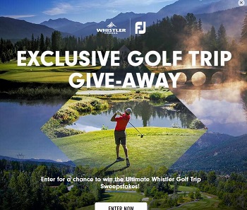 Footjoy CA Contest: Win a Golfing Trip to Whistler