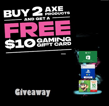  Unilever Axe For Men Products Promotions 2022 Free Gaming Gift Card Giveaways 