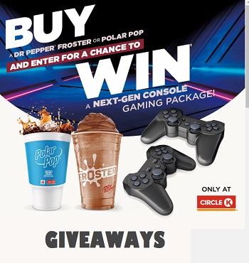 Circle K Roar Dr.Pepper Contest Next Gen Gaming Package Giveaway