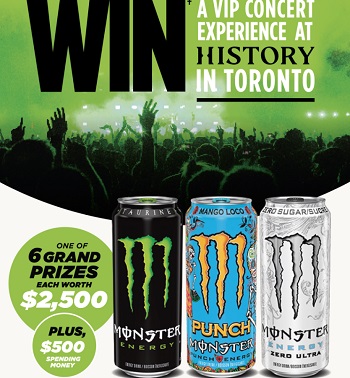 Circle K Monster Energy Contests 2022 “Music Experience Promotion” - games.circlek.com/ca/monster