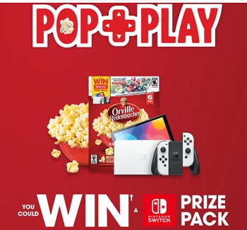 Orville Contest Orville Redenbacher's Pop And Play Nintendo Switch Giveaway  www.Orvillecontest.ca