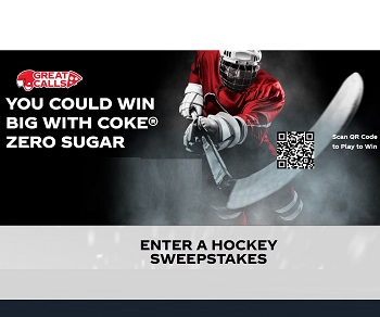  Coca Cola Canada Contest 2022 Coke Zero Sugar Hockey Puck Challenge and Instant Win Giveaway