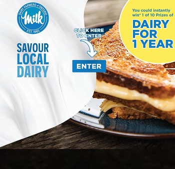  Dairy Farmers Ontario Contest 2022 Win Ontario Dairy For A Year giveaway, www.dairyforayear.ca