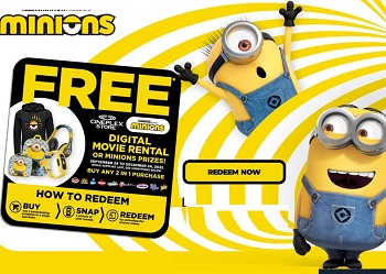  Minions Offer - Free Cineplex Minions Movie Rental with Dempster's, Pom Bread, Vachon, minionsoffer.ca