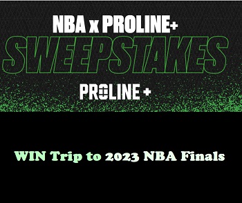 NBA Finals Contest 2022 Proline Win Trip to 2023 NBA Finals at nbacontest.com/predictor