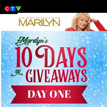 Marilyn Denis 10 Days Of Giveaways  Marilyn Holiday Tech, Him & Her Giveaways, at Marilyn.ca/Contests