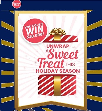 Money Mart Contest Canada & US  MM Holiday Sweepstakes, at MMHolidaysweeps.ca 