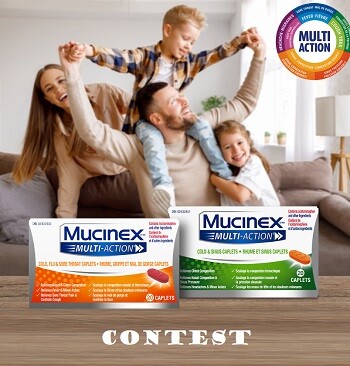 Mucinex Canada Contest Gift Card Giveaway on Facebook, @MucinexCA
