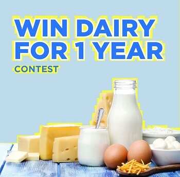 Ontario Dairy Giveaway: Win Free Milk for a year! ⁠Instagram Facebook
