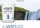 Siggis Yogurt Contest: Win Trip to Iceland at winwithsiggis.com