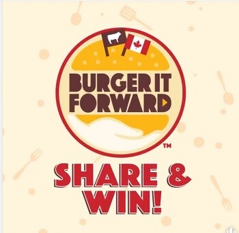 Burger It Forward by Canadian Beef Contests Instagram Giveaway, burgeritforward.ca