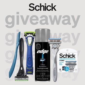 SchickCanada Instagram Giveaway Schick Razor Prize Pack Contest