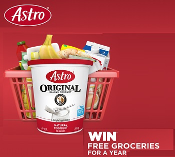 Astro.ca Canada Contest 2023 Astro Yogurt Seriously Simple Giveaway at seriouslysimple.ca
