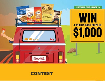 Campbell Summer Snacking Contest: Win $1,000 Cash Enter at campbellsummersnacking.ca