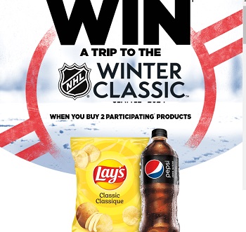 Circle K games Pepsi Lay’s Contest Lays & Pepsi Win a trip to the 2024 Discover NHL Winter Classic” Contest (UPC Codes)