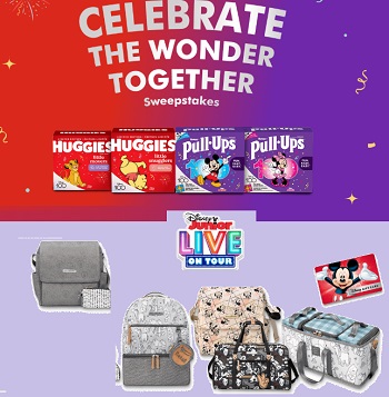 Huggies Pull-Ups Sweepstakes Contest Canada and US 2023 Celebrate The Wonder Together at huggiespullupssweepstakes.com