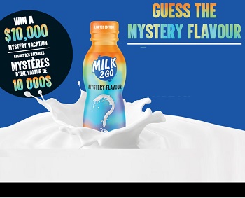 MILK2GO Canada Contests 2023 MYSTERY FLAVOUR" Giveaway milk2go.com