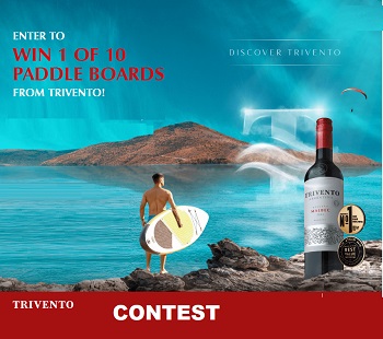Trivento Wines Canada Contest: Win Inflatable Stand Up Paddle Board