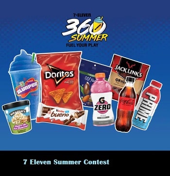 7-Eleven 7Rewards Summer360 Contest - Win Summer Vacations, Gear and Points