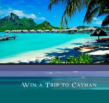  Cayman Islands Department of Tourism Contest  “Win a Trip to the Cayman Islands” Sweepstakes visitcaymanislands.com 