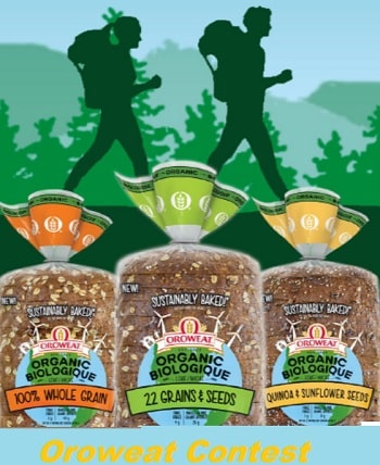 Oroweat Canada Contest Oroweat Organic Bread Giveaways