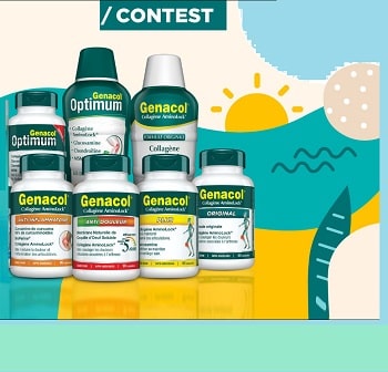 Genacol Canada Contest Win 1 year of Genacol products in the  Giveaway at genacol.ca