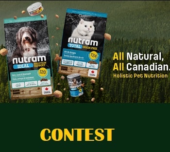 Nutram Canada Contest Days of cat and dog food Giveaways from  Nutram Pet Products