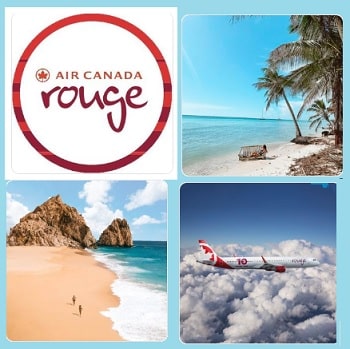 Air Canada Rouge Contest FlyRouge.com  Giveaway with Air Canada Vacations