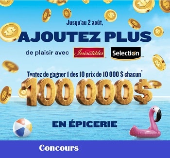 Ajoutezplusde.ca Concours Gagner un prix Cartes cadeaux de 10 000$, Metro Québec, Super C