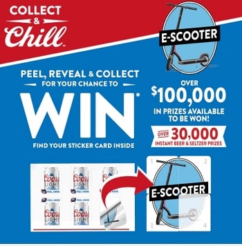 Coors Light Collect and Chill Contest Win Travis Matthew Prizes at coorslight.ca/collectandchill 