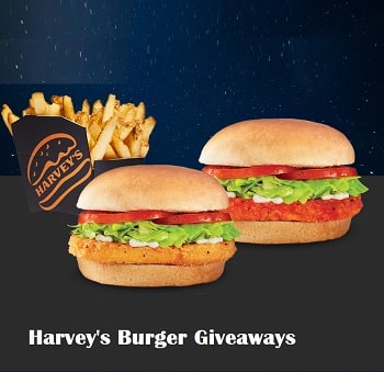Harveys Canada Facebook and Instagram Contests  Free Burger Giveaway