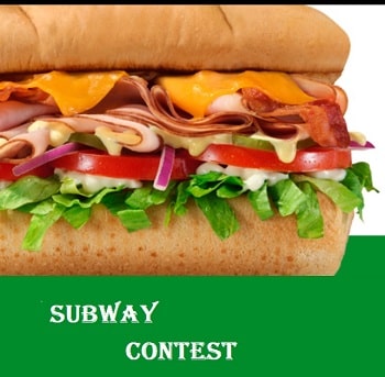 SubwayCanada Facebook & Instagram Contest  and Giveaways