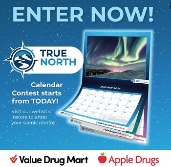 Value Drug Mart & Apple Drugs Contest True North Calendar Contest